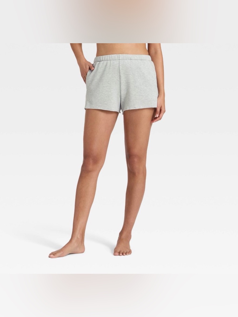 wild fable Light Heather Gray Pull-On Athletic Shorts NWT
